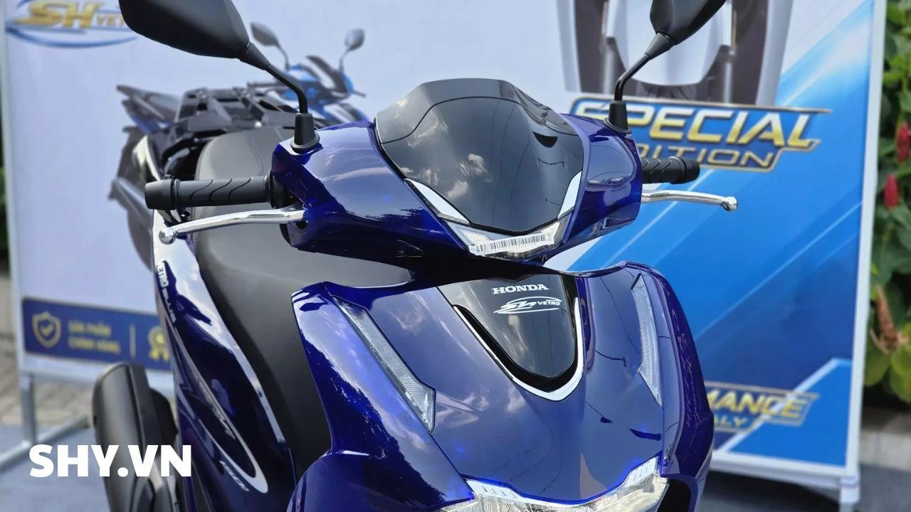 Honda SH Vetro Blue 2026 nhập Ý đã đổ bộ về Việt Nam