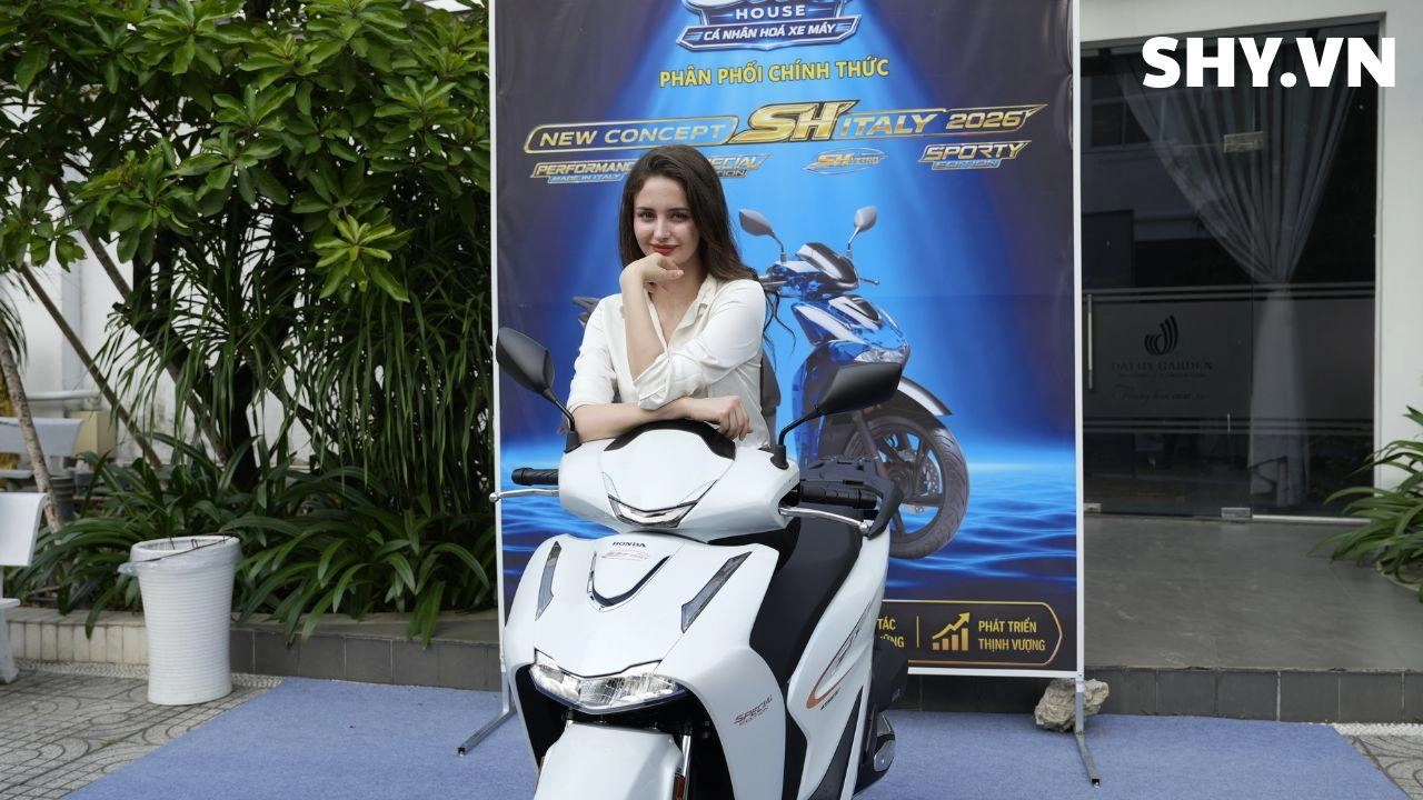 SH ITALIA – New Concept Design 2026 chính thức ra mắt: Bảng giá Honda SH Ý 2026 gây chú ý với SH Vetro Blue 235 triệu đồng