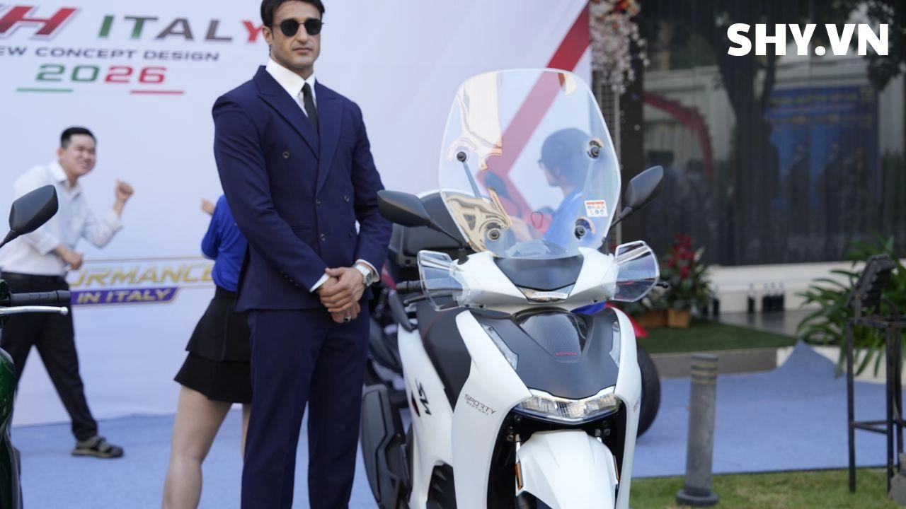 SH ITALIA – New Concept Design 2026 chính thức ra mắt: Bảng giá Honda SH Ý 2026 gây chú ý với SH Vetro Blue 235 triệu đồng