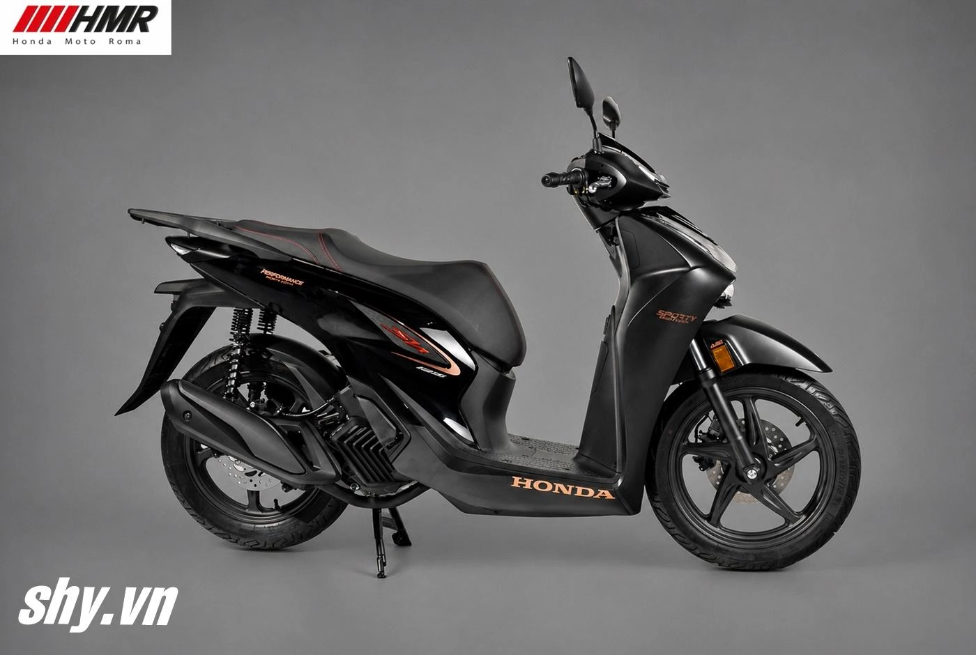 Honda SH150i Ý Sporty Edition màu đen