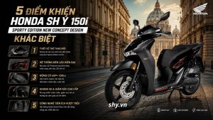 Honda SH Ý 150i Sporty Edition New Concept Design