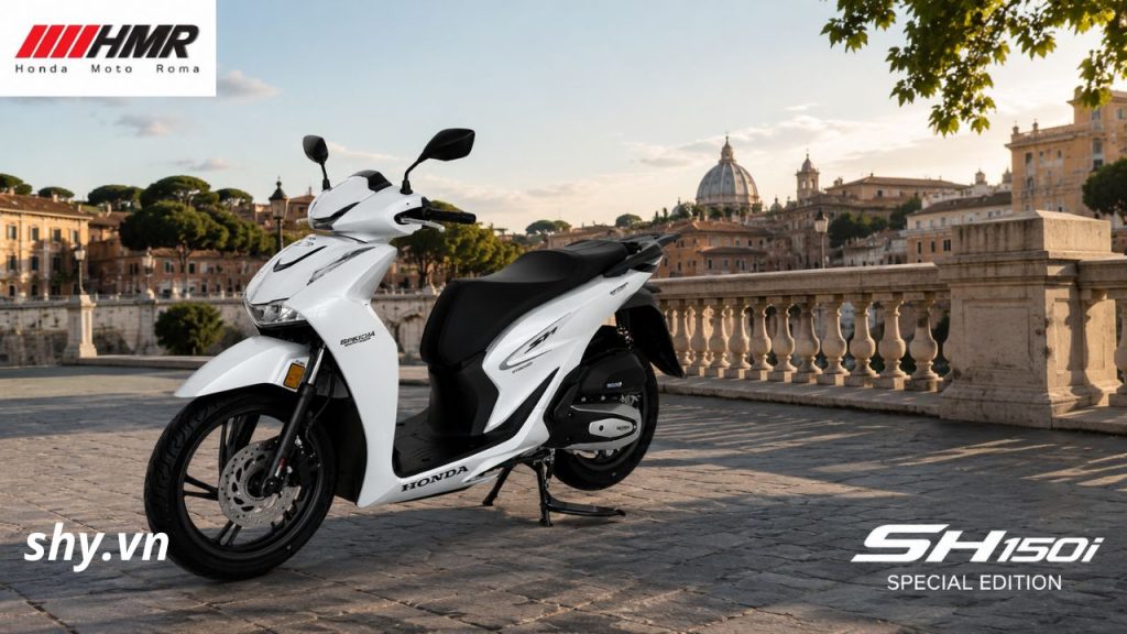 Honda SH150i Special Edition màu Trắng HMR có gì khác biệt?