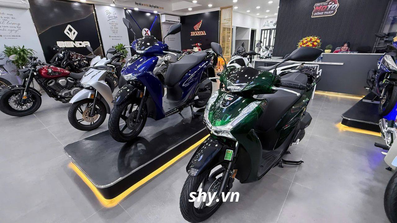 Các dòng Honda SH Italy đang có tại showroom Moto Đồng Tháp