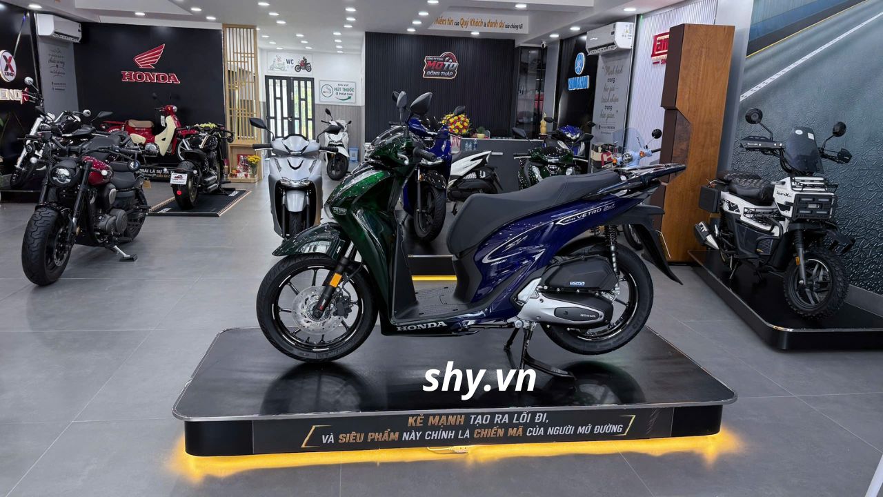 Các dòng Honda SH Italy đang có tại showroom Moto Đồng Tháp