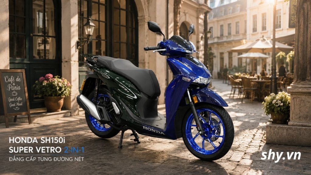 Honda SH150i Italy Super Vetro 2 in 1