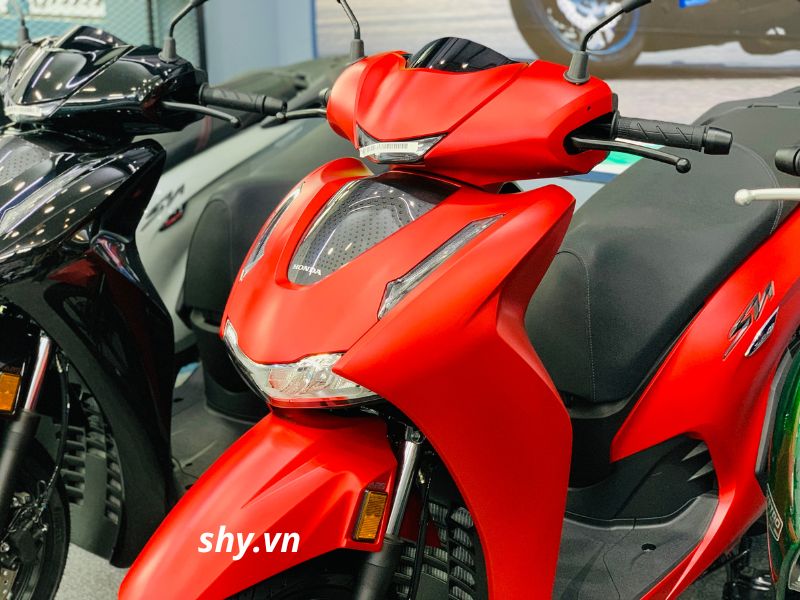 Honda SH350i Sporty đỏ nhám 2026: Giá xe nhập Ý