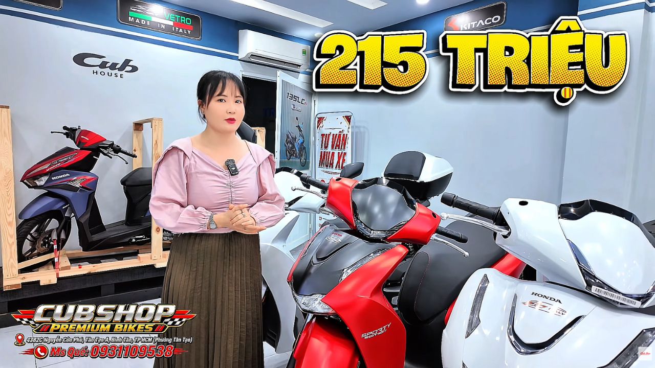 Giá tất cả phiên bản Honda SH150i nhập Ý tháng 09/2026 tại Cub Shop