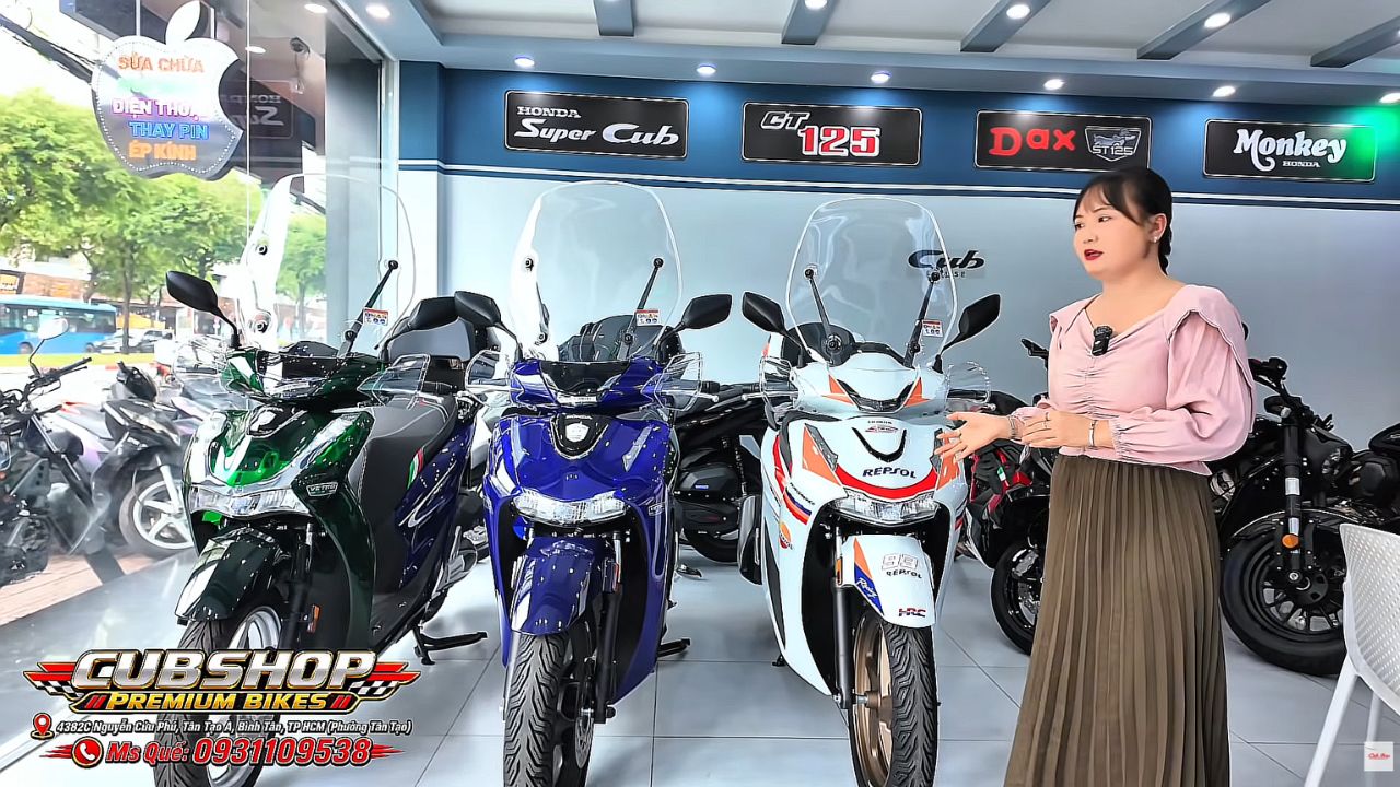 Giá tất cả phiên bản Honda SH150i nhập Ý tháng 09/2026 tại Cub Shop