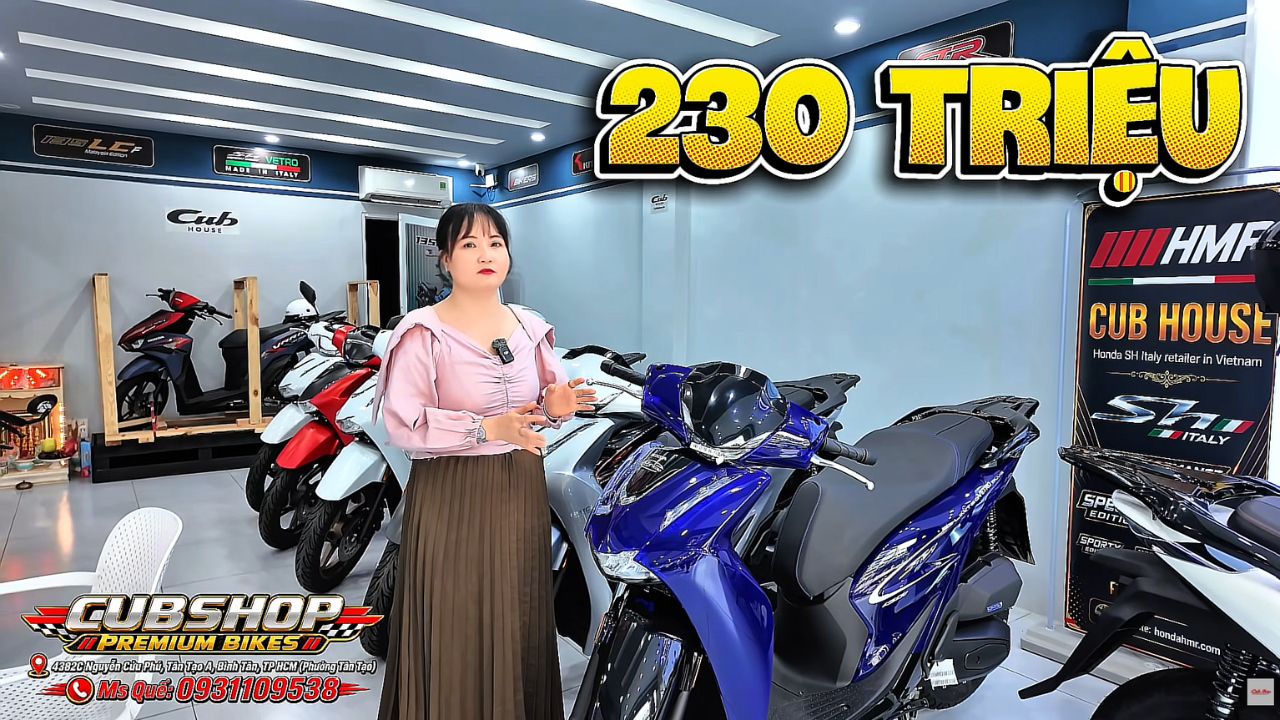 Giá tất cả phiên bản Honda SH150i nhập Ý tháng 09/2026 tại Cub Shop