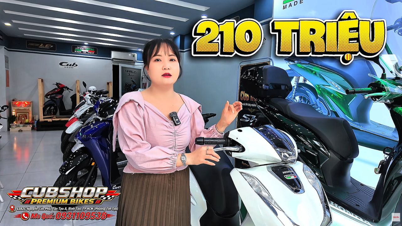 Giá tất cả phiên bản Honda SH150i nhập Ý tháng 09/2026 tại Cub Shop