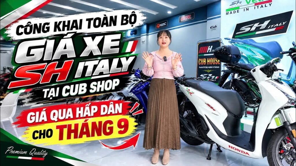 Giá tất cả phiên bản Honda SH150i nhập Ý tháng 09/2026 tại Cub Shop
