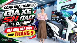 Giá tất cả phiên bản Honda SH150i nhập Ý tháng 09/2026 tại Cub Shop