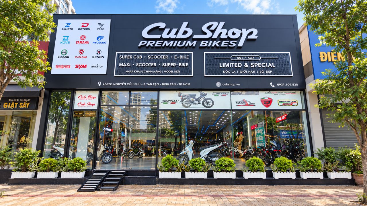 Địa điểm mua SH Ý nhập khẩu tại TP.HCM – CubShop Premium Bikes