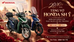 20/10 tặng vợ Honda SH Ý: SH HMR và SH 2in1 – món quà đẳng cấp thay lời yêu thương